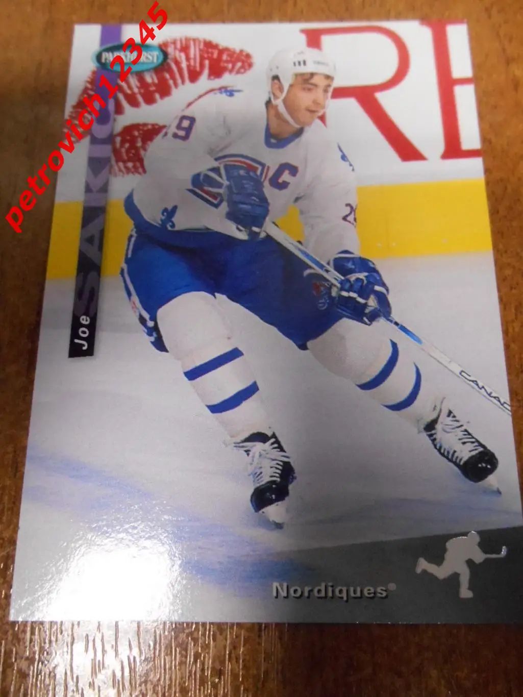 хоккей.карточка - SE147 - Joe Sakic - Quebec Nordiques