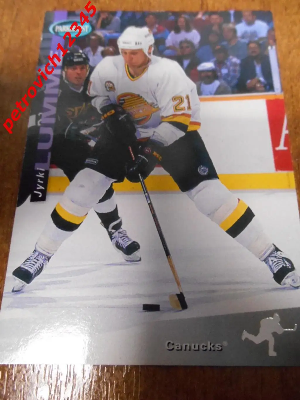 хоккей.карточка - SE190 - Jyrki Lumme - Vancouver Canucks