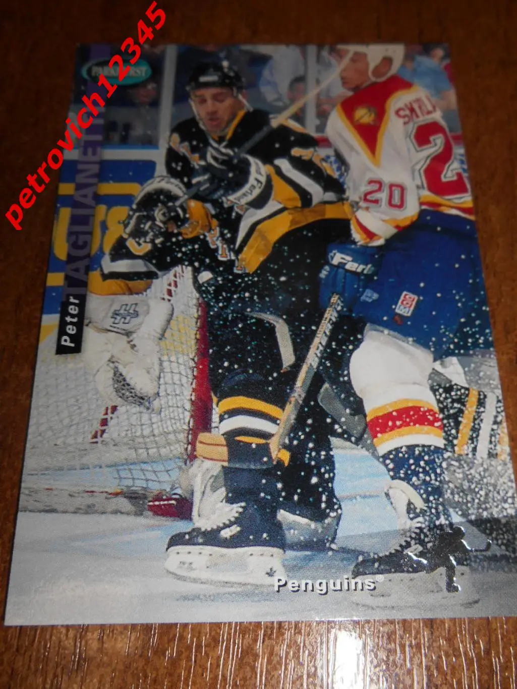 хоккей.карточка - SE141 - Peter Taglianetti - Pittsburgh Penguins