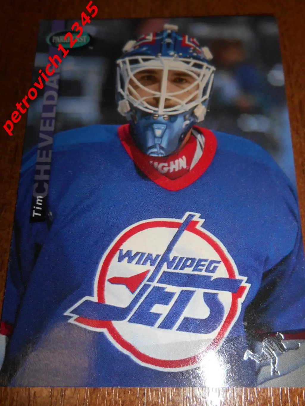 хоккей.карточка - SE203 - Tim Cheveldae - Winnipeg Jets