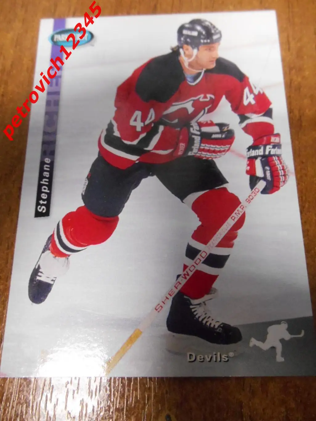 хоккей.карточка - SE100 - Stephane Richer - New Jersey Devils