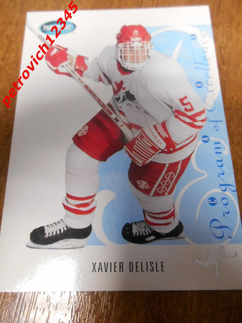 хоккей.карточка - SE255 - Xavier Delisle POE - Canada