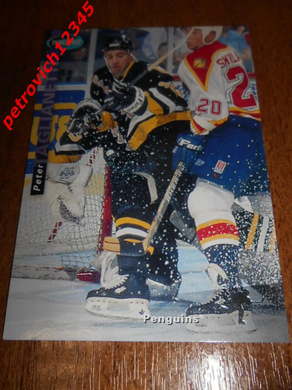хоккей.карточка - SE141 - Peter Taglianetti - Pittsburgh Penguins