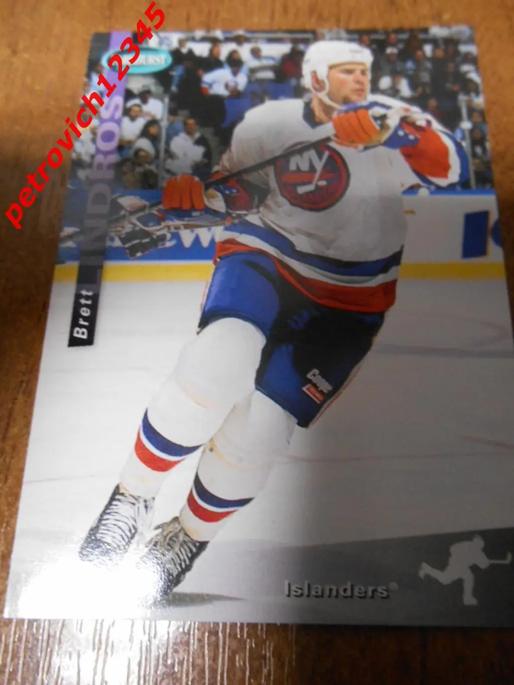хоккей.карточка - SE109 - Brett Lindros - New York Islanders