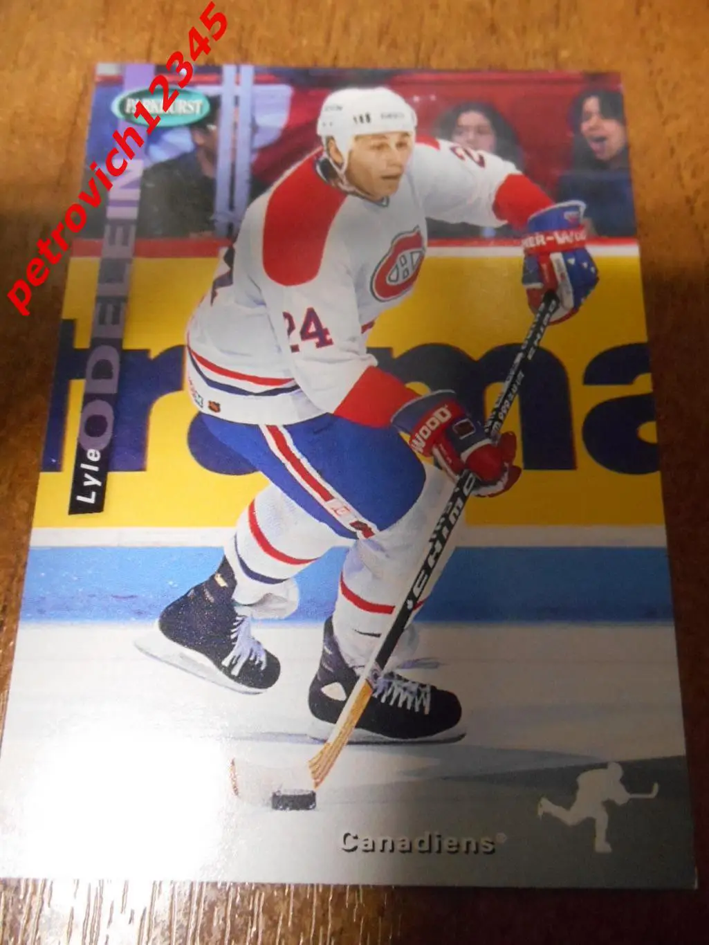 хоккей.карточка - SE89 - Lyle Odelein - Montreal Canadiens.