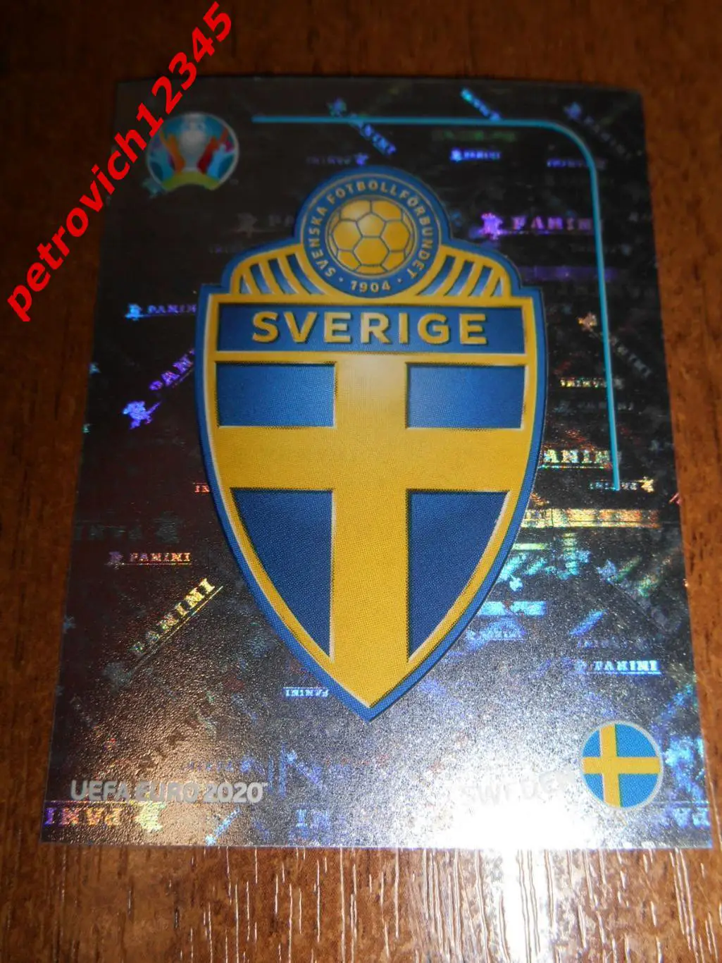 2020 Panini UEFA Euro Preview = SWE1 - Sweden FOIL