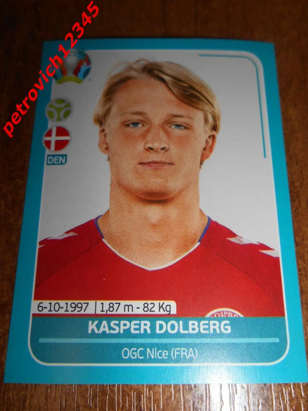 2020 Panini UEFA Euro Preview = DEN24 - Kasper Dolberg - Denmark