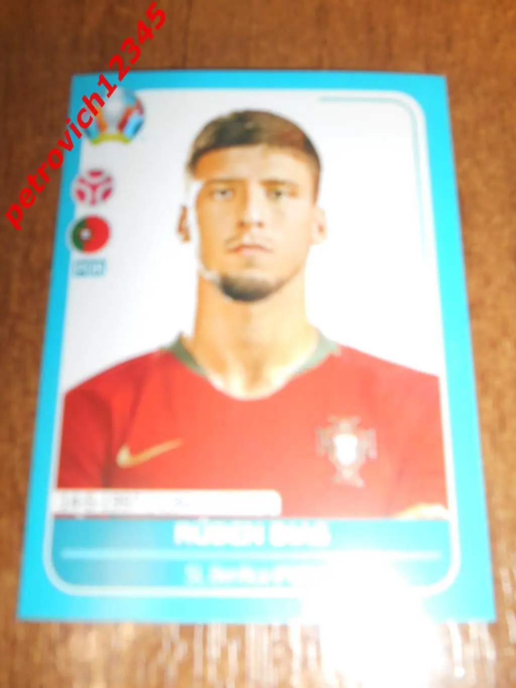 2020 Panini UEFA Euro Preview = POR15 - Ruben Dias - Portugal