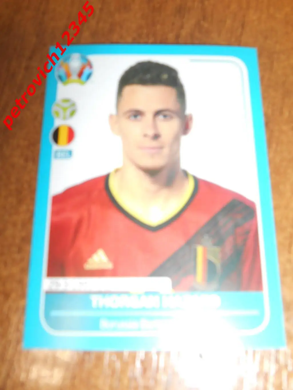 2020 Panini UEFA Euro Preview = BEL26 - Thorgan Hazard - Belgium