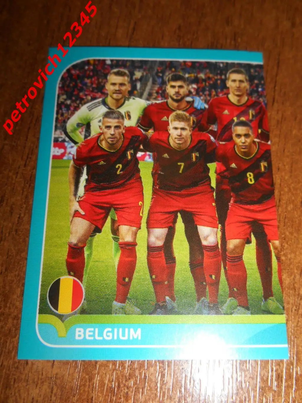2020 Panini UEFA Euro Preview = BEL2 - Belgium PUZ