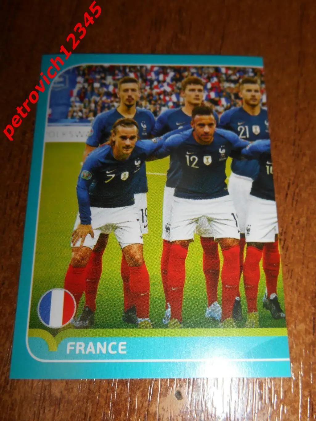 2020 Panini UEFA Euro Preview = FRA2 - France PUZ
