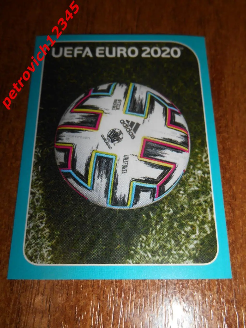 2020 Panini UEFA Euro Preview = EUR8 - Official Ball
