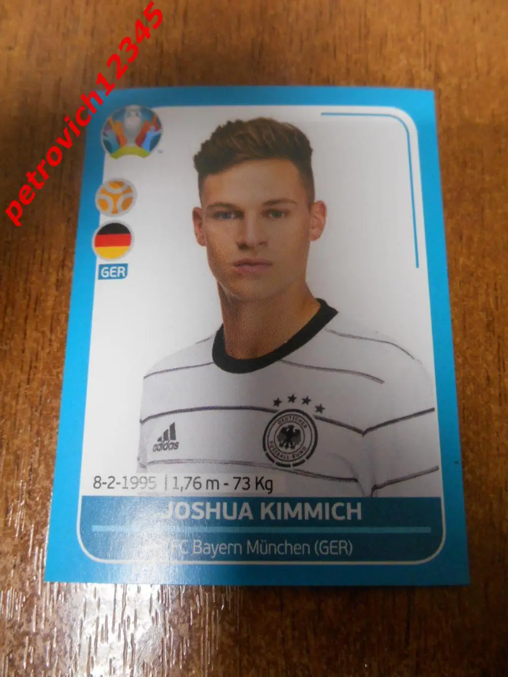 2020 Panini UEFA Euro Preview = GER17 - Joshua Kimmich - Germany