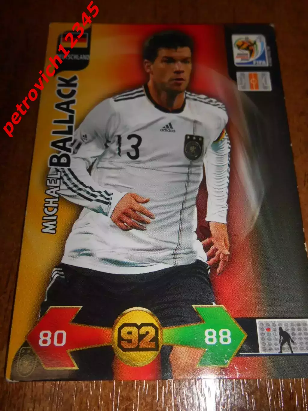 футбол.карточка = Michael Ballack - Germany