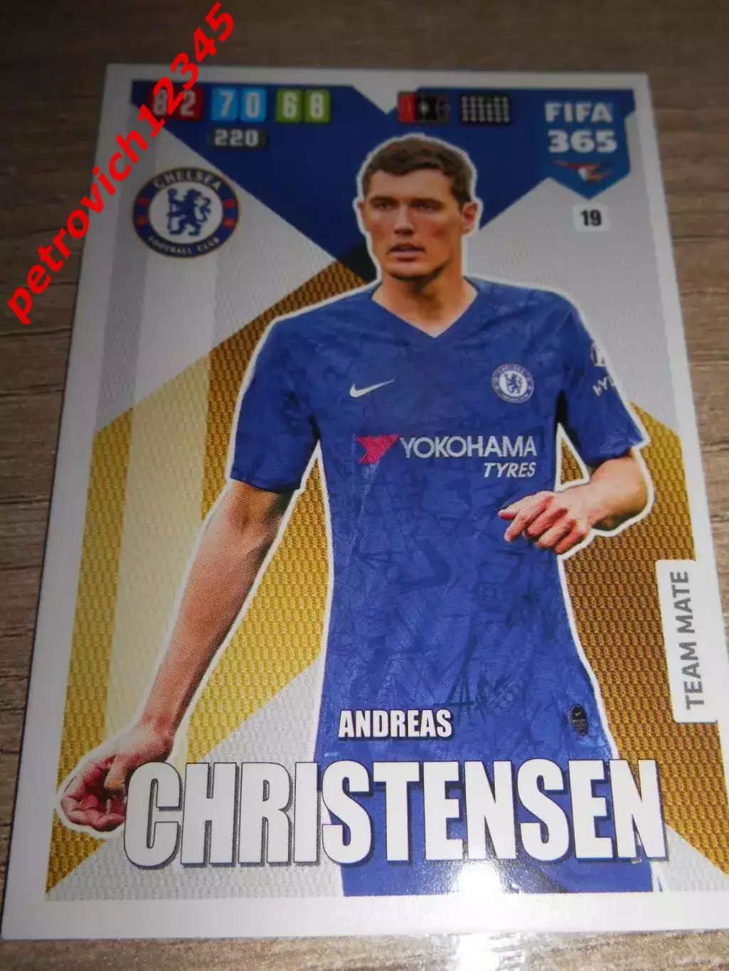 футбол.карточка = 19 - Andreas Christensen - Chelsea FC