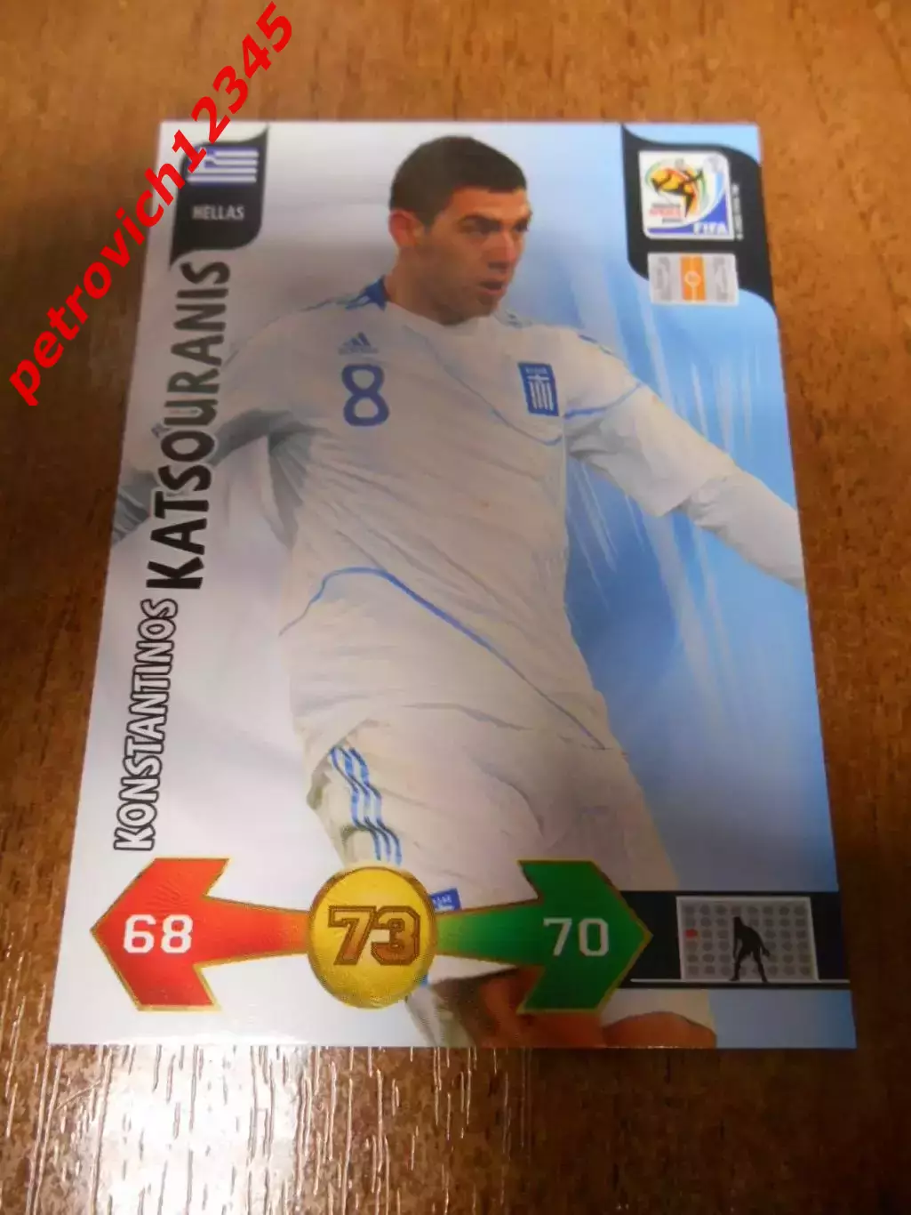 футбол. карточка = Kostas Katsouranis - Greece