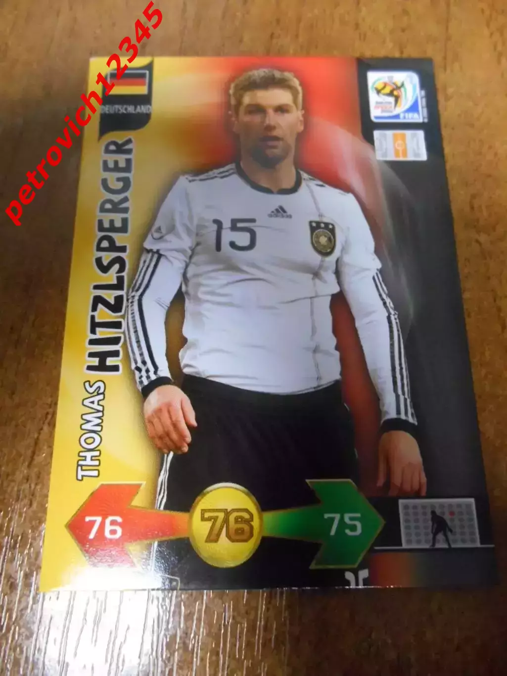 футбол. карточка = Thomas Hitzlsperger - Germany