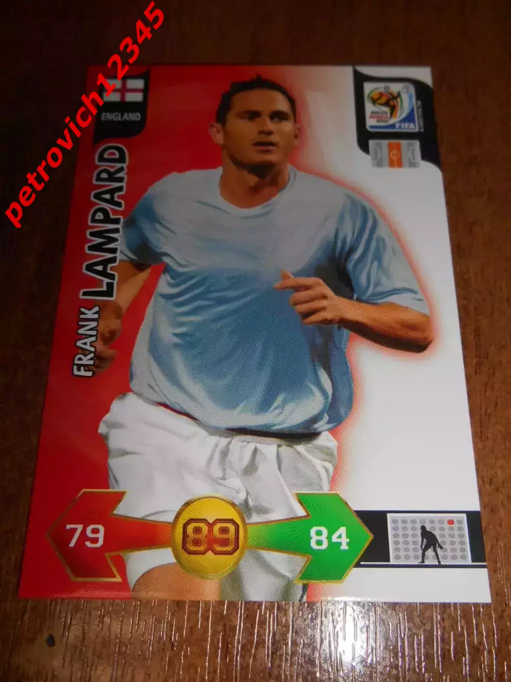 футбол. карточка = Frank Lampard - England