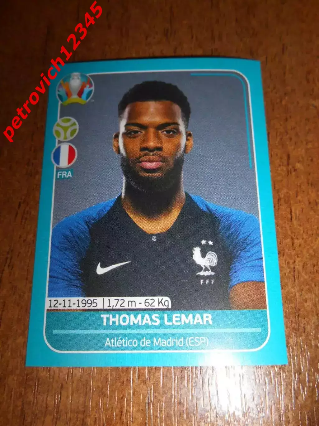 2020 Panini UEFA Euro Preview = FRA22 - Thomas Lemar - France