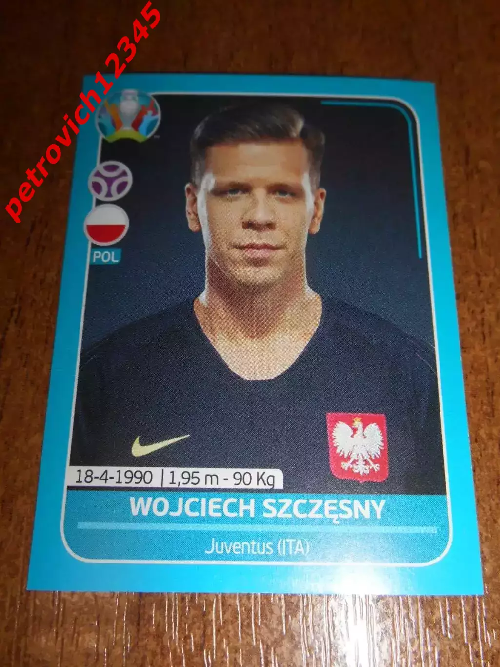 2020 Panini UEFA Euro Preview = POL7 - Wojciech Szczesny - Poland