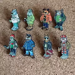 Знаки футбольных маскотов (Печатня)