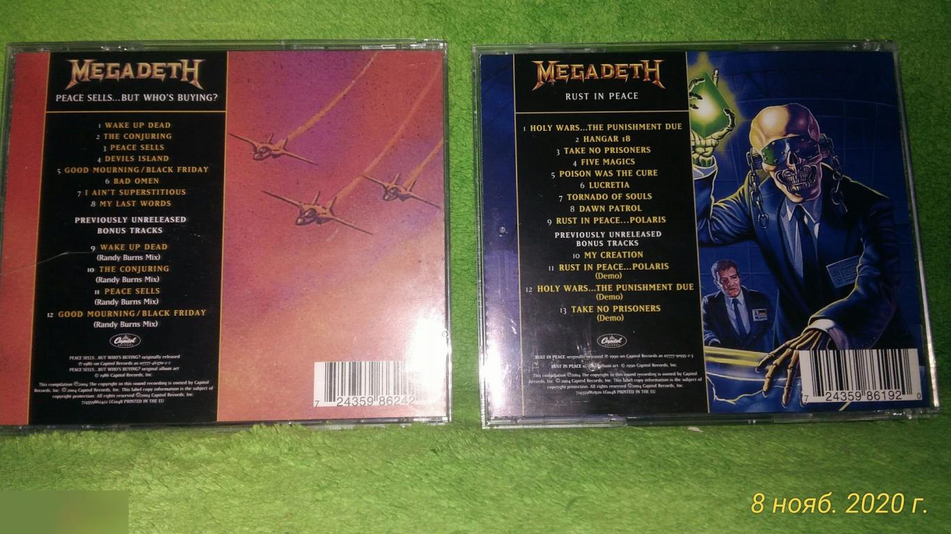 MEGADETH Peace Sells... But Who's Buying? + Rust In Peace 1