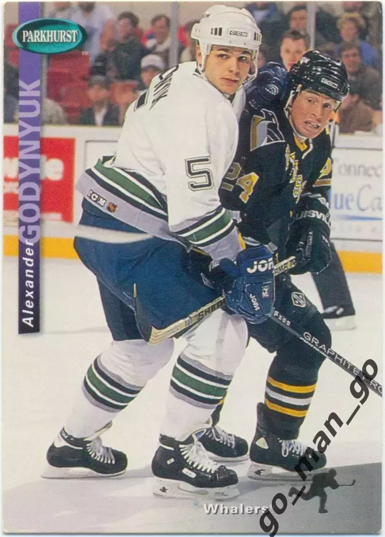 Alexander Godynyuk Александр Годынюк Hartford Whalers. Parkhurst 1994-1995 № 100