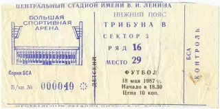 ТОРПЕДО Москва – ДИНАМО Киев 18.05.1987, чемпионат и Кубок сезона.