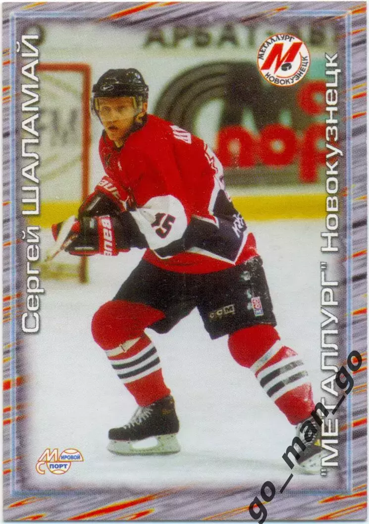Сергей Шаламай (Металлург Новокузнецк) Мировой спорт Российский хоккей 2000-2001
