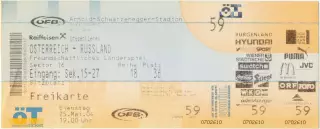 АВСТРИЯ сборная – РОССИЯ сборная 25.05.2004, товарищеский матч.