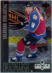 Adam Deadmarsh (Colorado Avalanche). Upper Deck Black Diamond NHL 1996-1997 № 81