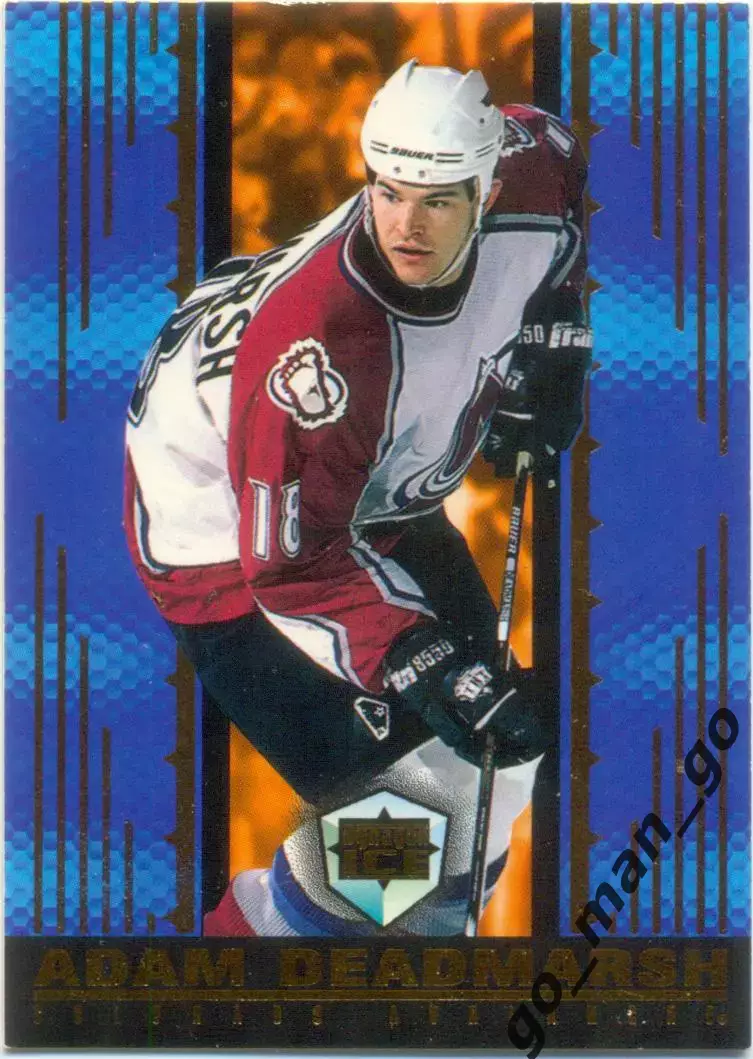Adam Deadmarsh (Colorado Avalanche). Pacific Dynagon Ice NHL 1998-1999, № 45.