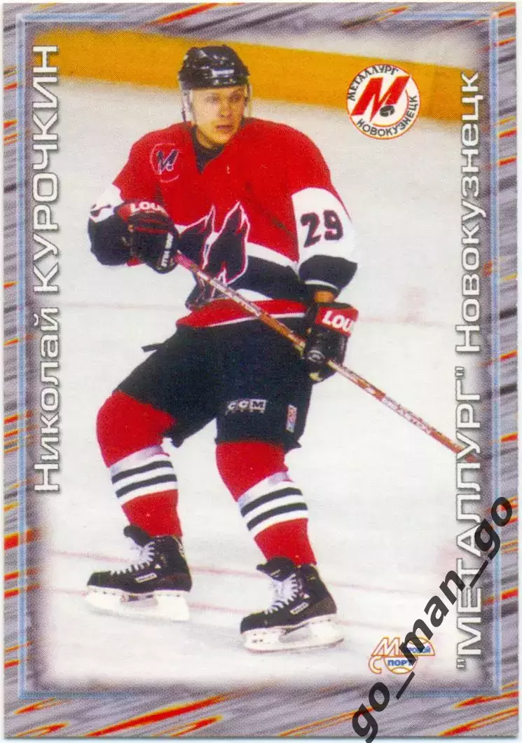 Николай Курочкин Металлург Новокузнецк Мировой спорт Российский хоккей 2000-2001