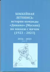 Хоккейная летопись: история команды Динамо (Москва) по хоккею с мячом. 2016-2023