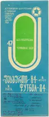 ТОРПЕДО Кутаиси – РОТОР Волгоград 08.04.1984.