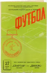 СПАРТАК Москва – ДИНАМО Киев 27.04.1964.