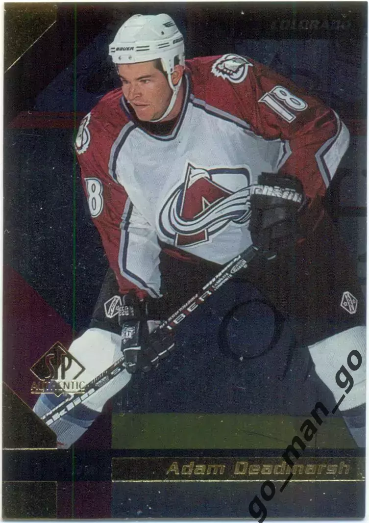 Adam Deadmarsh (Colorado Avalanche). Upper Deck SP Authentic NHL 1997-1998, № 40