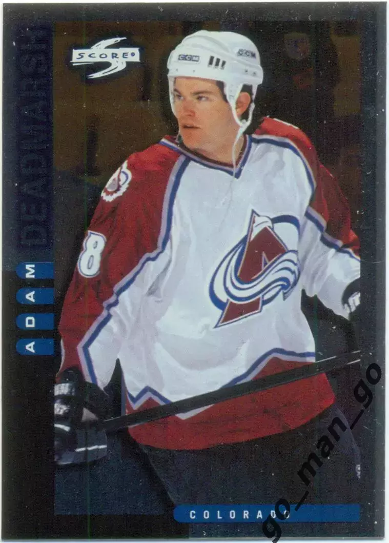 Adam Deadmarsh (Colorado Avalanche) Pinnacle Score Golden Blades 1997-1998, №146