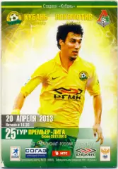КУБАНЬ Краснодар – ЛОКОМОТИВ Москва 20.04.2013.