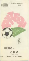 ЦСКА Москва – СКА Ростов-на-Дону 20.06.1968.
