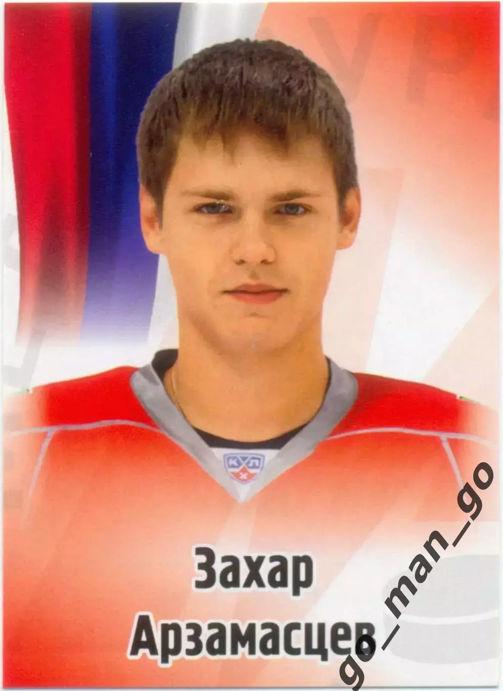 Захар Арзамасцев (Металлург Новокузнецк). SeReal КХЛ 2012-2013, №542.