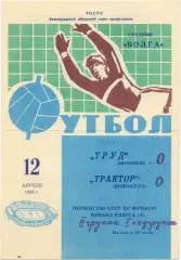 ТРАКТОР Волгоград – ТРУД Воронеж 12.04.1965.