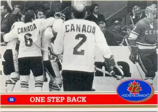 One Step Back Game 6 Statistics. Future Trends Canada '72 1991-1992, №56.