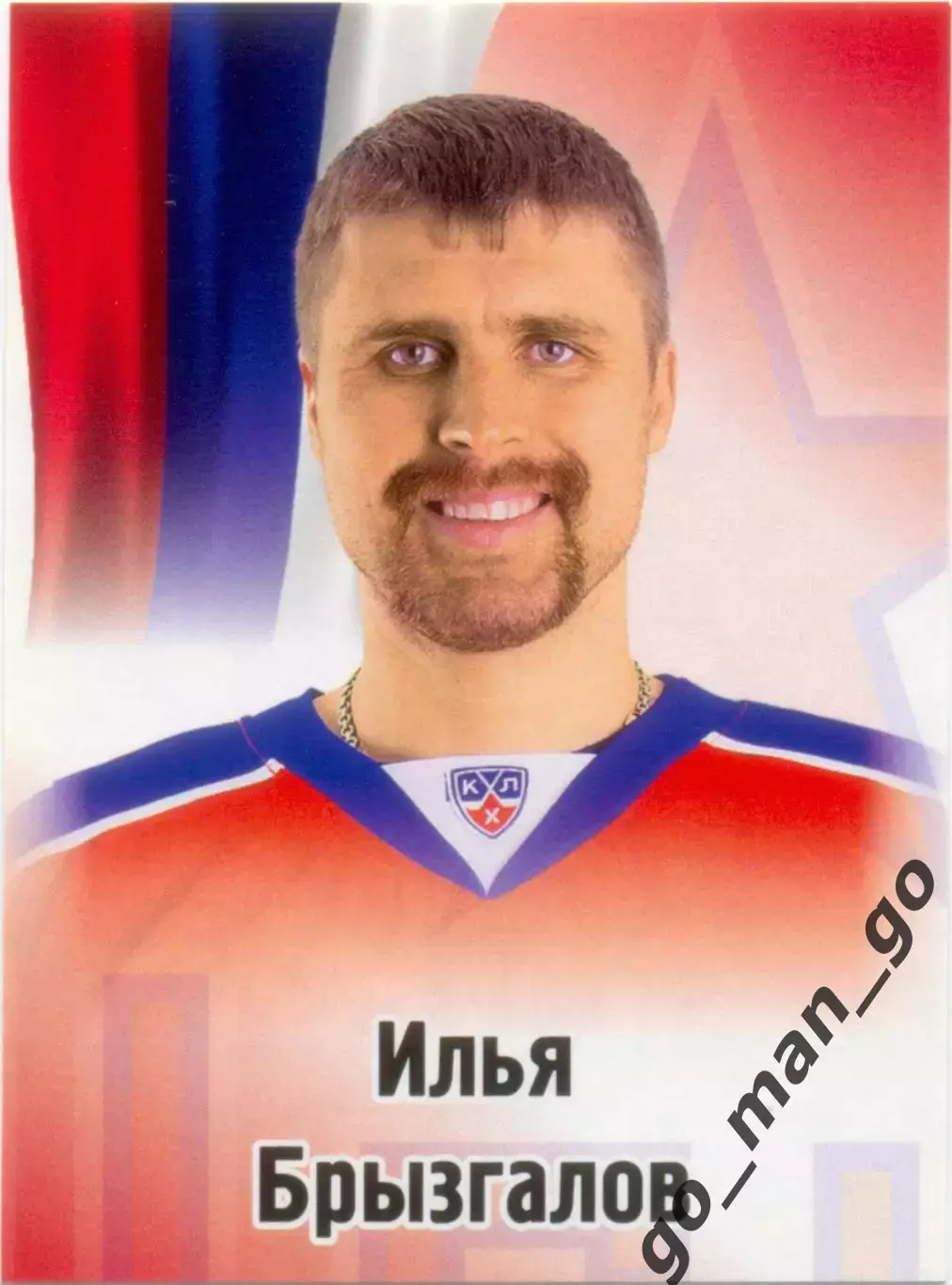 Илья Брызгалов (ЦСКА Москва). SeReal КХЛ 2012-2013, №310.