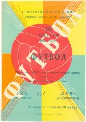 СКА Хабаровск – ЛУЧ Владивосток 19.08.1969.