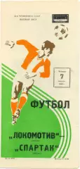 ЛОКОМОТИВ Москва – СПАРТАК Москва 07.08.1980, белая.