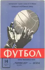 ТОРПЕДО Москва – ЦСКА Москва 14.08.1975.