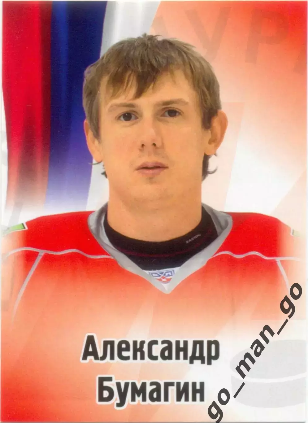 Александр Бумагин (Металлург Новокузнецк). SeReal КХЛ 2012-2013, №546.