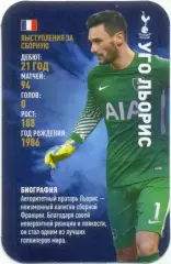 Уго Льорис (Тоттенхэм Хотспур Лондон). Top Trumps. Звезды мирового футбола 2018.