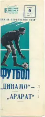ДИНАМО Москва – АРАРАТ Ереван 09.07.1971.